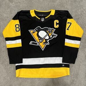 Sidney Crosby Jersey Adidas Pittsburgh Penguins Climalite NHL Size 52